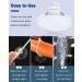 Jetop 50 Pack Suction Cup Aquarium Set & 100 Adjustable Zipper Cables - Perfect for Holding Airline Tubing Reptile Hammocks Decorations & Shrimp Nest Binding - Buy Online on SooperMarket.com