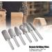 Rotating Grinding File Set - 6pcs Bearing Steel Drill Rotary File Bits for Carving & Metalworking - International Shipping Available - Buy Online on SooperMarket.com