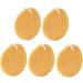 Angoily 5pcs Loofah Sponge Set - Natural Exfoliating Bath Sponges for Men | Shower & Body Care - Buy Online on SooperMarket.com