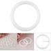 20-Pack Silicone Baby Pacifier Clips - Safe O-Ring Holders for Babies | Transparent Pacifier Chains & Adapters | Perfect Birthday Gift - Buy Online on SooperMarket.com
