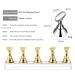 Acrylic Nail Display Stand Set - Training Fingernail Holder for Manicure Tools (Gold & Silver) | Perfect for Salons & DIY - Buy Online on SooperMarket.com