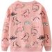 Girls Dinosaur Sweatshirt | Kids Cotton Top | Long Sleeve Pullover | Toddler Clothes | Age 1-12 Years - Buy Online on SooperMarket.com