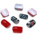 Brishow Christmas Snow Press on Nails - Antler Short Red Fake Nails 24pcs - Buy Online on SooperMarket.com