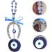 Zerodeko 1pc Blue Eyes Pendant Turkish Evil Eye Beads Birthday Gift Crystals Beads Wallet Keychain Decor Turkish Devil s Eye Pendant Devil Eye Diamond Driving Recorder Alloy - Buy Online on SooperMarket.com