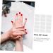 Gogogmee 15sheets Nail Jelly Glue Fake Nails Fake Nail Stickers Waterproof Nail Sticker Waterproof Labels Premium Fake Nails Glue Self-use Nail Glue Nail Glue Stickers Nail Art Glue - Buy Online on SooperMarket.com