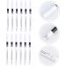 FOYTOKI 72 Pcs Eyeliner Pencil Waterproof White Eyeliner Colored Eyeliner White Pencil Makeup Wooden Pole - Buy Online on SooperMarket.com