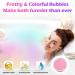 Mother's Day Gift Set: 6 Handmade Organic Bath Bombs with 3 Scented Candles - Bath Set Gifts for Women, Mom, Kids - Blue - Buy Online on SooperMarket.com