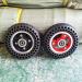Wheelchair Front Wheel 7X1 3/4 Wheelchairer Wheels Electric Wheelchair Wheel Replacement Parts Front Wheelchair Wheel Honeycomb Solid Tire Black Aluminum Alloy Hub Set of 2/8Mm - Buy Online on SooperMarket.com