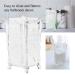 Cosmetic Makeup Cotton Pads Organizer & Nail Art Storage Box | Transparent Cotton Wipe Holder - Buy Online on SooperMarket.com
