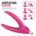MORGLES 500pcs Clear Coffin Nail Tips Set - Professional Acrylic Nails Kit with Glues, Clipper, Files, and Cuticle Tools - Buy Online on SooperMarket.com