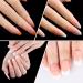 Ruarby 600x Full Cover Stick on Nail Artificial Nails French Tip False Nails Press On Nail Ballerinas False Nails for Woman MDF01 - Buy Online on SooperMarket.com