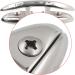 Shenghuiss 5 Stainless Steel Boat Flip Up Cleat - 2 Pcs | Deck Flush Mount Mooring Rope Cleat with Fasteners - Buy Online on SooperMarket.com