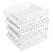 Mikikit Box 30 Egg White Shelf Brackets Shelving Brackets Refrigerator Crisper Organizer Drawer Food Stacker As Shown 28*21.5*28