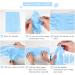 Binpeng 9.8in Blue Tissue Paper Tassel DIY Hanging Decorations - 20PCS 25cm Blue Garland for Party, Wedding, Baby Shower - Buy Online on SooperMarket.com