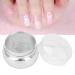 Premium Silver Nail Art Stamper with Lid & Scraper - Perfect for Salons & DIY Enthusiasts | International Shipping Available - Buy Online on SooperMarket.com