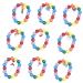 OSALADI Men Bracelets 9pcs Children's Bracelet Bracelets Women Jewelry Set Fashion Acrylic Gemstone Bracelet