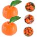 TOYANDONA 10pcs Simulated Fruit Orange Toys Models Artificial Fruits Scene Layout Prop Photo Prop Orange Cabinet Orange Decor Lifelike Orange Model Scene Adornment Modeling Tangerine Pvc - Buy Online on SooperMarket.com