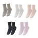 Healvian 5 Pairs Diabetic Care Socks Non Skid Socks Loose Socks Mens Slipper Socks with Non Skid Bottoms Womens Socks Men Stocking Cotton Nursing Socks Combed Cotton Maternity Nursing Socks