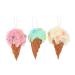 FRCOLOR Body Scrubber 3pcs Ice Cream Bath Ball Sitting Pillow Puff Bath Stuff Body Wash Pouf Bath Balls Scrubber Water Sponge Body Cleaning Supply Bathing or Loofah Cleaner Loofah Sponge 1 Count (Pack of 1)