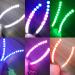 Colorfullavie LED Light False Eyelashes - Waterproof Unisex Luminous Makeup for Parties Bars & Halloween - Buy Online on SooperMarket.com