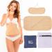 Oil Pack Wrap Kit with Zipper Reusable Organic Oil Wrap with Adjustable Strap Leakproof Oil Pack Compress Soft Oil Neck Pack Portable for Waist Neck Thyroid Liver Detox - Buy Online on SooperMarket.com