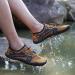Men's Aqua Shoes | Fast-Drying Water Shoes for Kids & Adults | Non-Slip & Barefoot Beach Footwear - EU 41 Brown - Buy Online on SooperMarket.com
