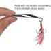 Goture Fishing Spoons Hard Lures for Saltwater Casting, Trout Bass Pike Walleye - Bucktail Spoon Lures 10pcs 1.85/0.35 oz - Buy Online on SooperMarket.com