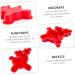 MAGICLULU 6 Pcs Baking Mold Silicone Candy Mold Candy Gummies Silicone Cake Mold Xmas Baking Xmas Silicone Gum Paste Molds Christmas Fondant Silica Gel Dessert Child Household - Buy Online on SooperMarket.com