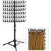 predolo Braiding Hair Rack Standing Standing Braid Rack 144 Pegs Double Sided Standing Hair Stand for Braiders Hairstylists black - Buy Online on SooperMarket.com