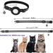Reflective Airtag Cat Collar with Bell | Waterproof Holder | Apple Airtag Compatible - Black - Buy Online on SooperMarket.com