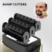 Hatteker Triple Blades Foil Shaver for Men - Close Bald Head Shaving - Waterproof Electric Razor for a Smooth Finish - Cordless and Wet/Dry Use - Gold - Buy Online on SooperMarket.com