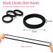 Hanyousheng Elastic Hair Bands 50 Pcs - Soft Seamless Hair Ties for Women Men Girls Kids (Black) - Buy Online on SooperMarket.com