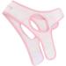 Adjustable Anti Snore Chin Strap - Snore Reduction Aid Device - Easy to Wear - Triangular Mesh Cloth - White - Buy Online on SooperMarket.com