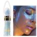 GL-Turelifes Hightlighter Stick Powder Body Glitter  Polvo De Hadas Fairy Stick Highlight Powder  Highlighter Loose Powder Brush Stick Contouring Powder Shimming Powder (H04 Light Blue)
