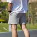NIMENJOJA Mens 5.5 Athletic Gym Shorts - Grey Zipper Pocket Sweat Shorts - Buy Online on SooperMarket.com