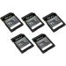 PNY 32GB Elite Class 10 U1 V10 SDHC Flash Memory Card 5-Pack - 100MB/s Read, Full HD, UHS-I, Full Size, 32GB - 5 Pack - Buy Online on SooperMarket.com