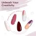 Modelones Polygel Nail Set - 6 Colors (Nude Pink Purple) | Quick Extension & Nail Art for Starters | Elegant Purple 15ml - International Shipping - Buy Online on SooperMarket.com