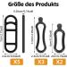 Tuserxln Bicycle Stretch Silicone Tape - 10 Adjustable Rubber Rings for LED Bike Lights & Flashlights | International Shipping - Buy Online on SooperMarket.com