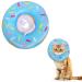 Xinzistar Rauskrause cats collar soft cat protective collar anti bite safety adjustable protective collar for pets cats dogs puppies kitten (blue donut s) s blue donut