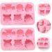 MAGICLULU 10 Pcs Baking Cake Mold Chocolate Mold Candy Chocolate Owl Soap Molds Silicone Mold Silicone Soap Animal Cookie Silicone Baking Mold Owl Candy Molds to Bake Silica Gel Tool 19.9x13.8cmx5pcs Pinkx5pcs - Buy Online on SooperMarket.com