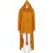 Women's Plus Size Irregular Zip Hoodie Sweatshirt - White/Yellow - 5XL - Buy Online on SooperMarket.com