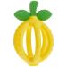 Itzy Ritzy Lemon-Shaped Teething Ball & Training Toothbrush - BPA-Free Silicone Bitzy Biter for Soothing Gums and Easy Grip - Buy Online on SooperMarket.com