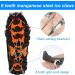 Zjrung Spikes for Mountain Shoes - 16x16cm Black Ice Claws for Snow & Hiking - Ultimate Outdoor Shoe Chains for Climbing & Slippery Conditions - Buy Online on SooperMarket.com