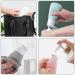 8-Piece Silicone Travel Bottles Set - Leak-Proof Reusable Containers with Transparent Bag for Shampoo Cream and Body Care (60ml) - Buy Online on SooperMarket.com