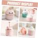 WOFASHPURET Facial Cleanser Foamer Rich Foam Maker Foaming Bottle Body Wash Abs Household Pink 6.80X6.50X6.50CM Pink - Buy Online on SooperMarket.com