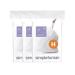 simplehuman Code H Custom Fit Drawstring Trash Bags in Dispenser Packs, 60 Count, 30-35 Liter / 8-9.2 Gallon, White 1 20 Count (Pack of 3)