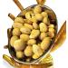 Jaiccha Ghasitaram Rakhi Gifts for Brothers Rakhi Dryfruits - Pudina Protein Almonds 800 GMS in Brown Paper Pouch with Rudraksh Rakhi - Buy Online on SooperMarket.com