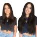 Laavoo Real Hair Extensions | Tape-In Dark Brown Remy Hair 55cm | 20pcs 50g #2 - Buy Online on SooperMarket.com