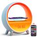 DEKALA LIGHTWACKE Daily light alarms sunrise and sunset simulation bedside lamp with wireless 15W loading touch and app control compatible with Alexa- intelligent (app control)