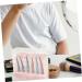 WOFASHPURET Storage Rack Rack for Display Eyelash Holder Eyelash for Extensions Makeup Holder Eyelash Rack Pink Extend Acrylic Marble 14.5x4.5cm - Buy Online on SooperMarket.com